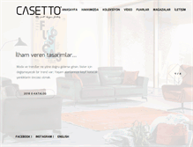 Tablet Screenshot of casettosofa.com